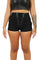black lace up shorts from Love Khaos