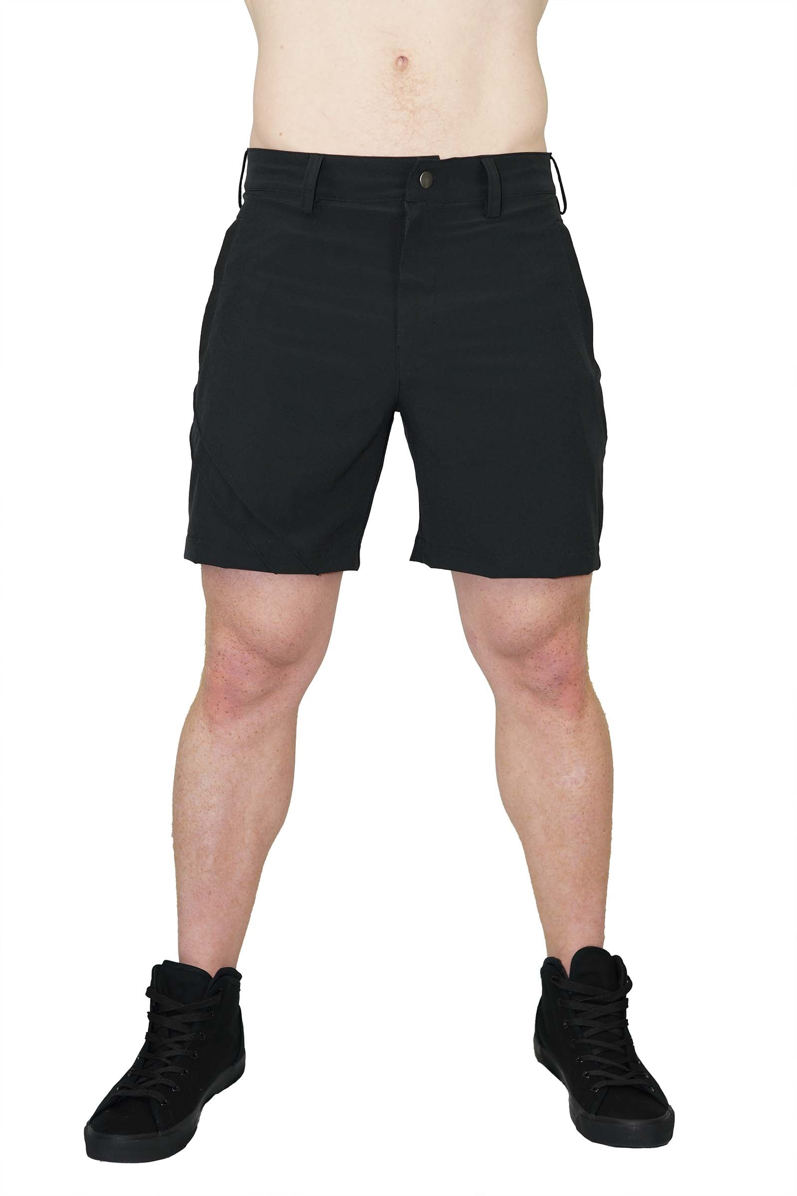 Singapore Mens Black Board Shorts Eco Friendly Ekoluxe