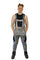 Mens silver overalls from Love Khaos