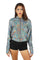 womens silver bomber jacket from Love Khaos
