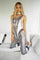 High Voltage Silver Snakeskin Catsuit from Love Khaos Rave Clothing Website