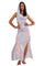Holographic white festival maxi dress from Love Khaos