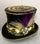 Black and Gold sequin LED top hat with feathers for festival wear by Love Khaos