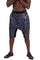 Mens Harem Shorts in black holographic panther velvet from Love Khaos.