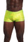 Neon Green Limelight Mens Booty Shorts with pouch from Love Khaos