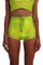 Neon Green High Waist Lace Up Shorts from Love Khaos