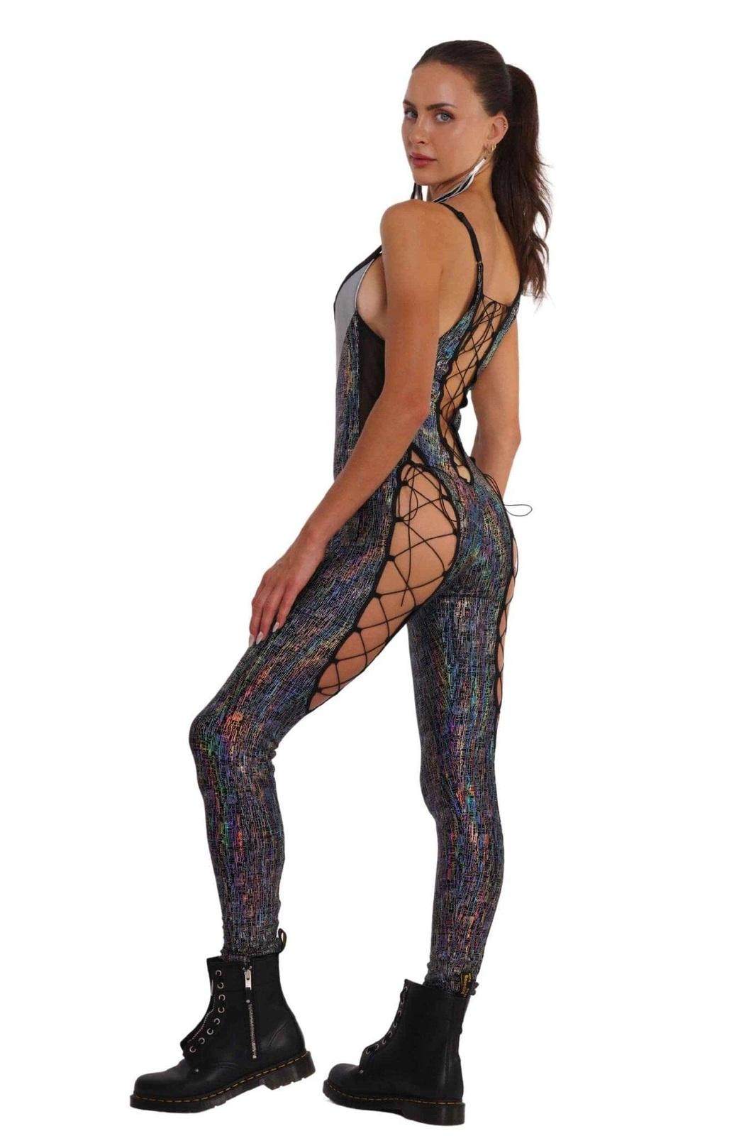 After Hours Lace Up Catsuit | Sexy Catsuit | Love Khaos After Hours Lace Up Catsuit | Sexy Catsuit | Love Khaos