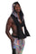 Holographic Silver Festival Hoodie Scarf from Love Khaos