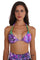 Holographic Purple Leopard Print Rave BIkini Top From Love Khaos