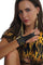 Black and Gold Spike Cuff Bracelet from Love Khaos