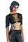 Gothic style Woven leather fringe Epaulettes by Love Khaos