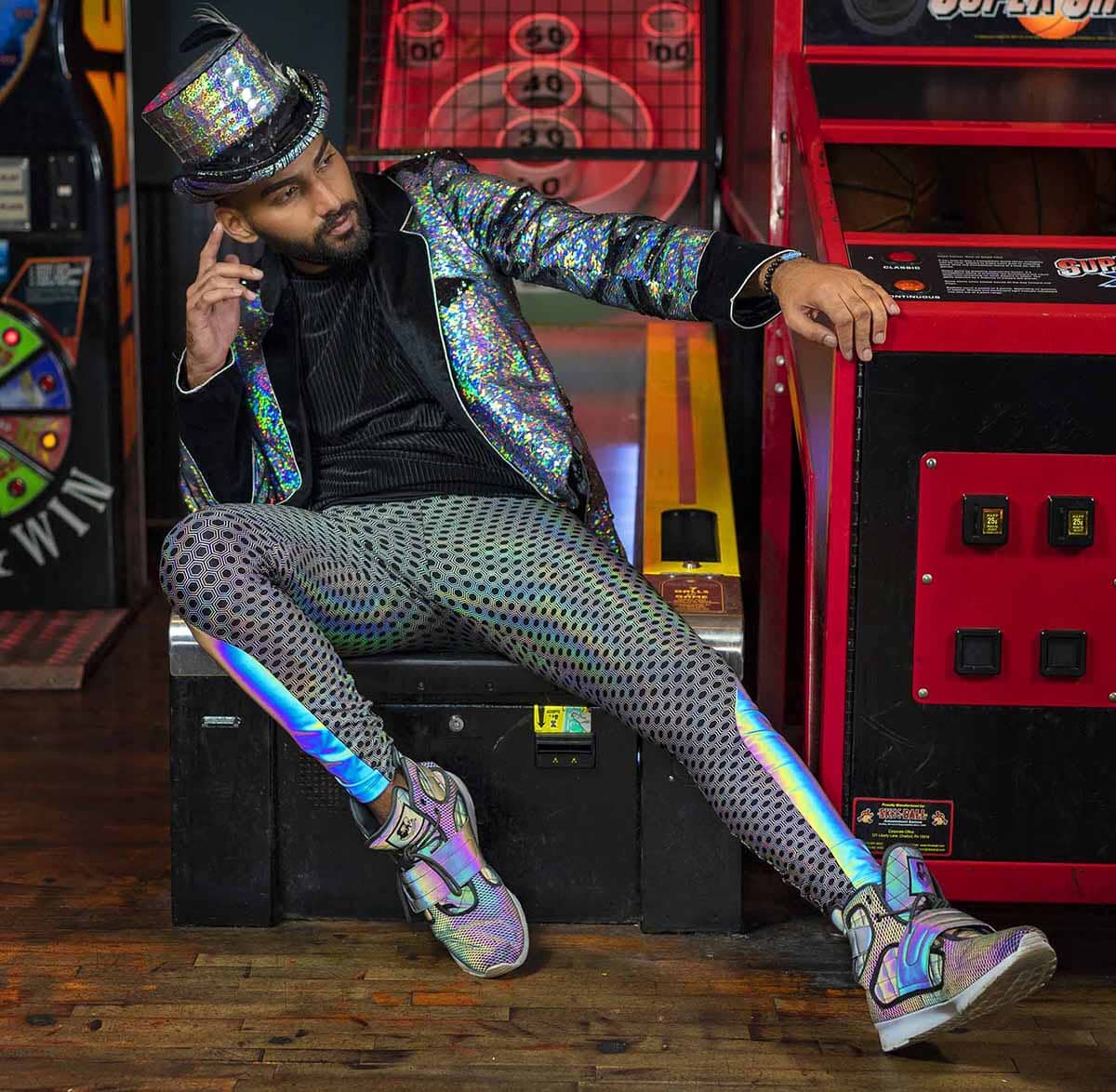 Reflective Rave Clothing | Reflective Outfit | Love Khaos