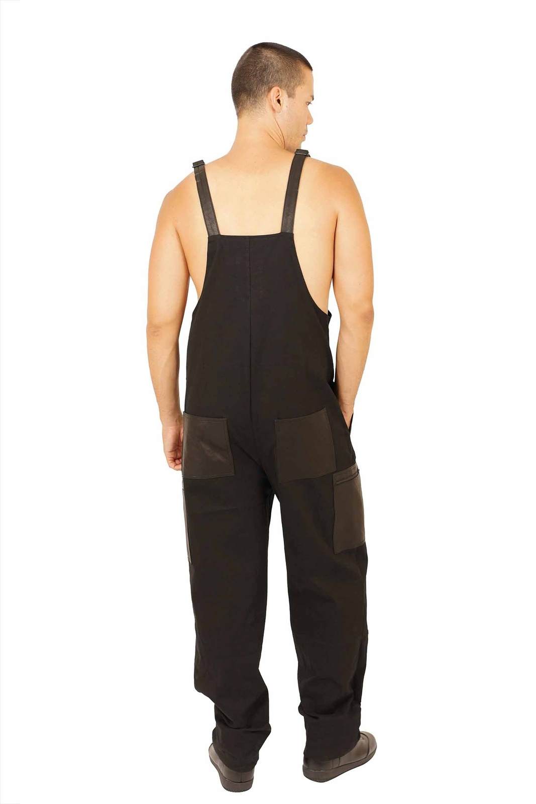 Black Overalls For Men | Mens Bib Overalls | Love Khaos