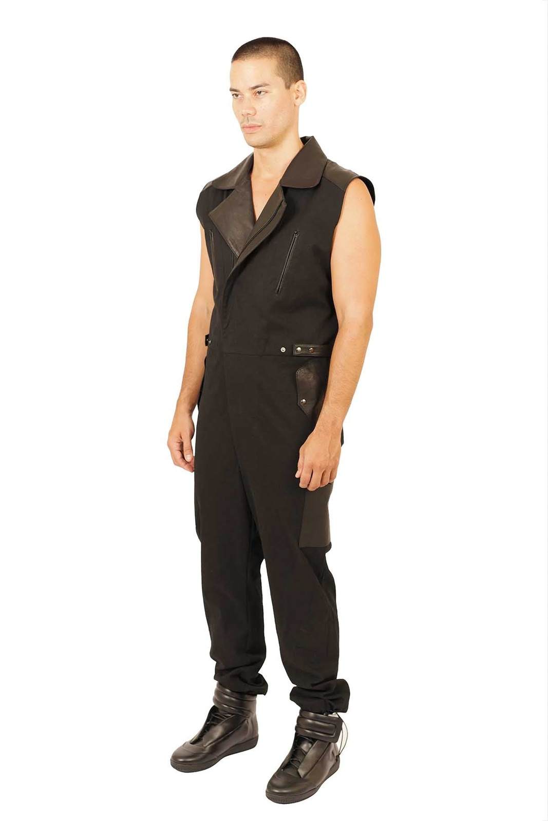 Mens Black Jumpsuit | Boiler Suit for Men | Shop Love Khaos