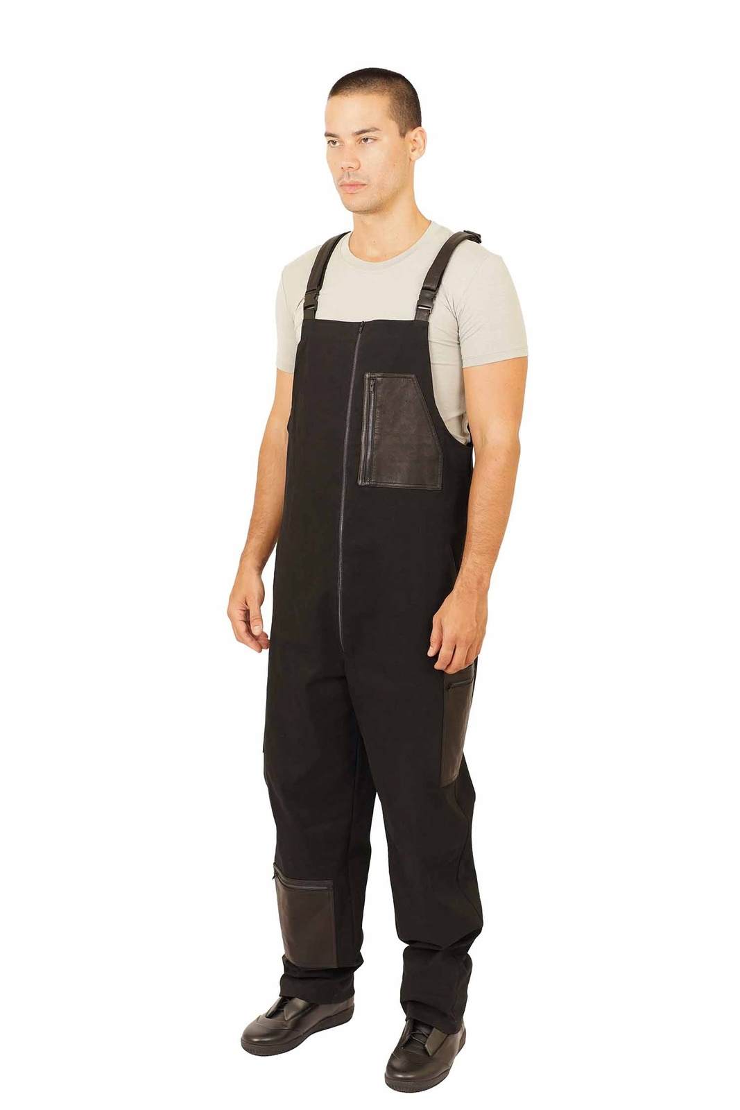 Black Overalls For Men | Mens Bib Overalls | Love Khaos