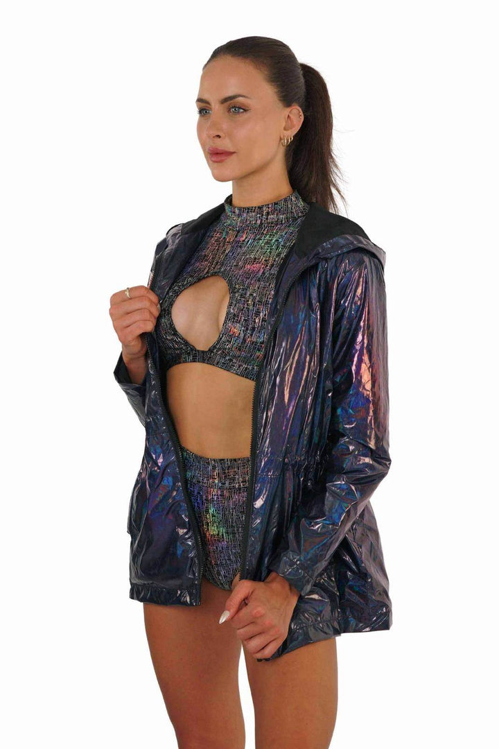 Festival Rain Jacket | Womens Rain Mac | Love Khaos