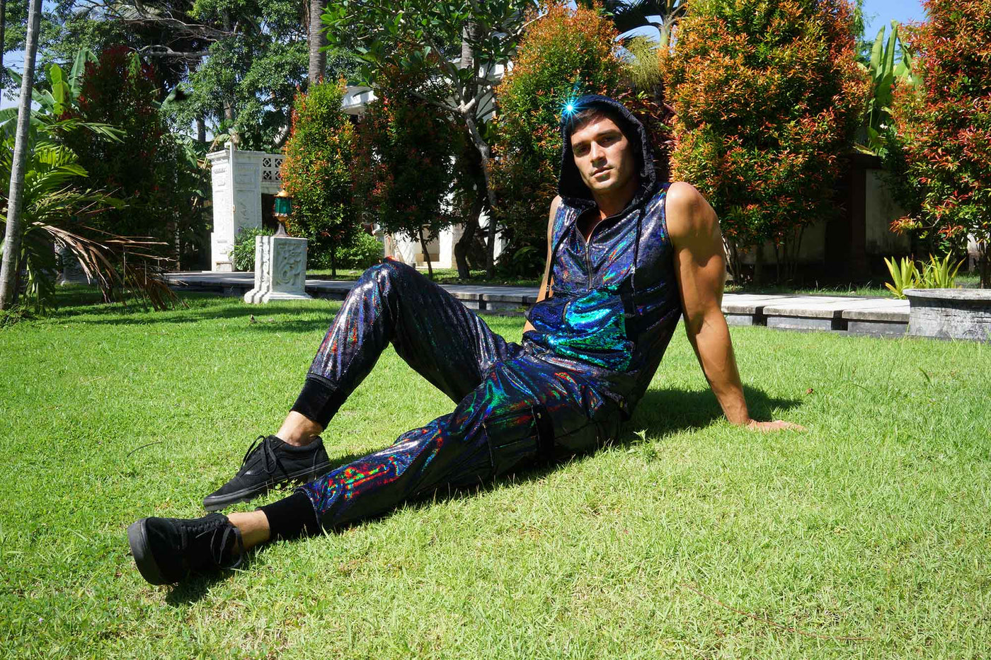 mens casual rave outfit from Love Khaos