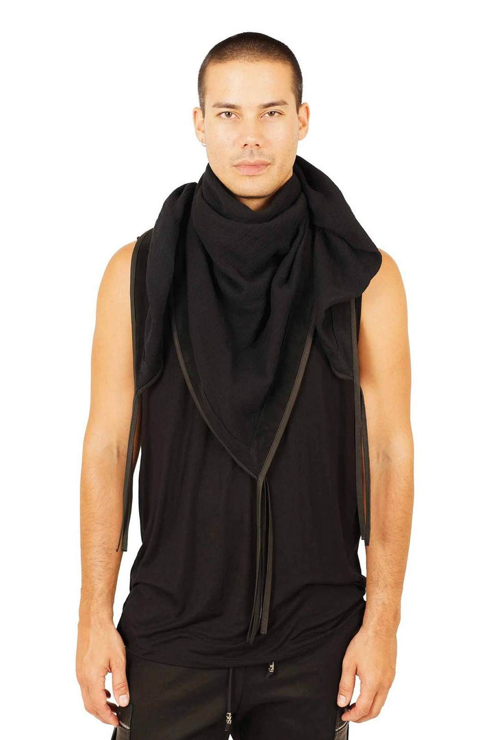 scarf-with-leather-love-
