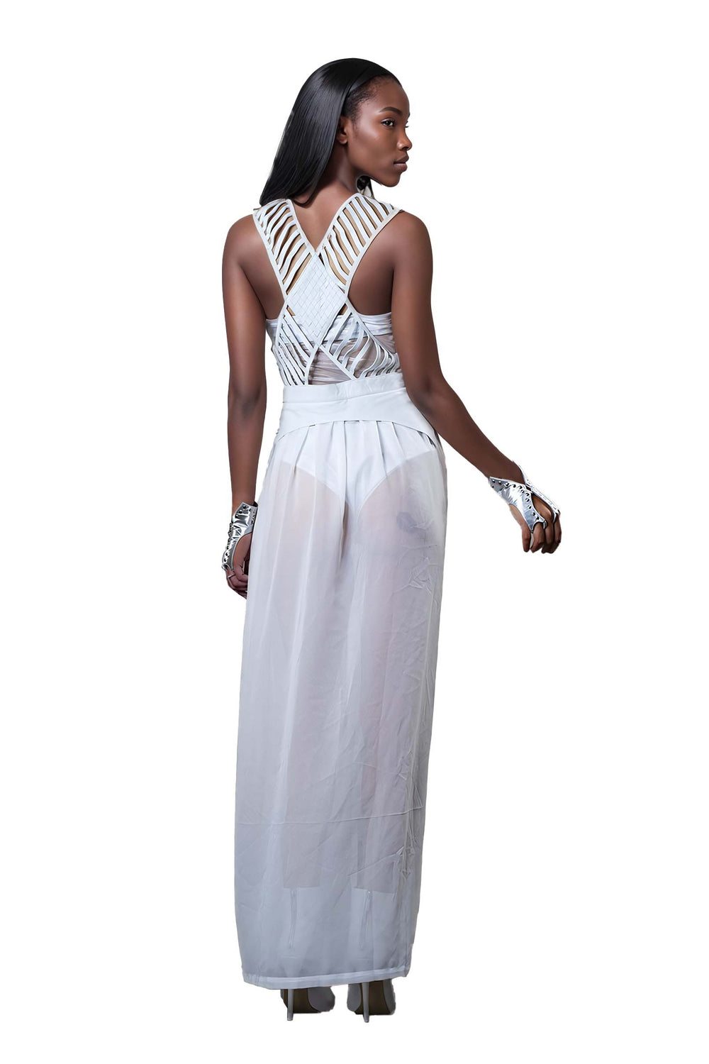 White Open Front Festival Dress | Maxi Length | Love Khaos White Open Front Festival Dress | Maxi Length | Love Khaos