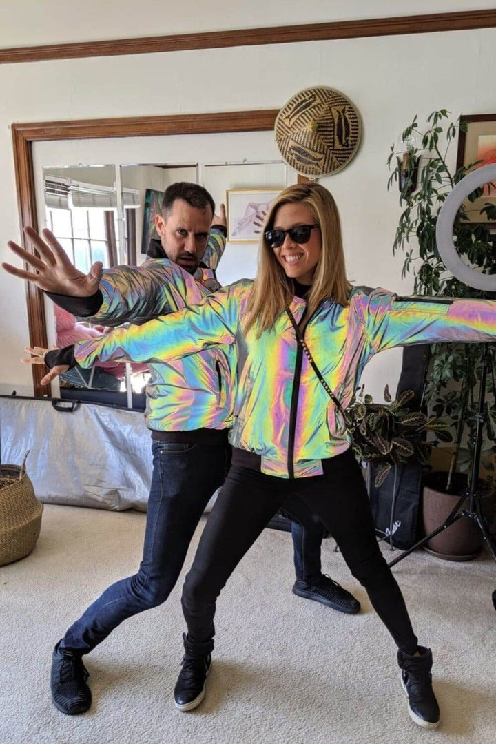 Rainbow Reflective Jacket | Hi Vis Jacket | Love Khaos