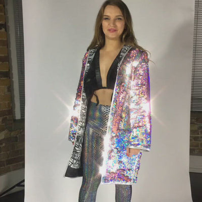 Holographic Jacket by Love Khaos