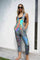 Chromatic Holographic womens overalls from Love Khaos Festival Clothing brand