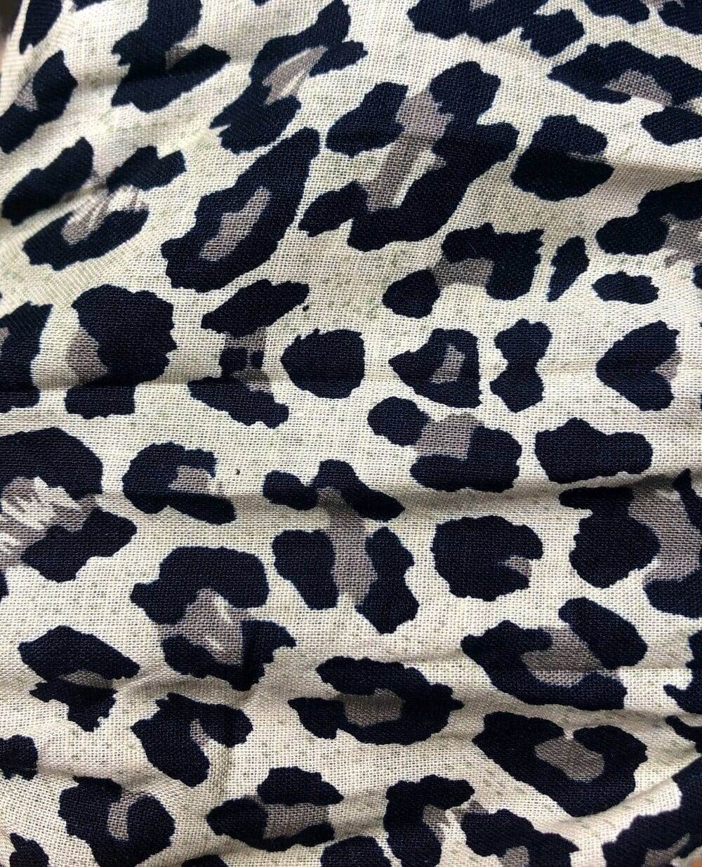 Leopard Print Cotton Face Mask by Love Khaos