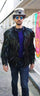 Mens Black Feather Jacket by Love Khaos Festival Clothing