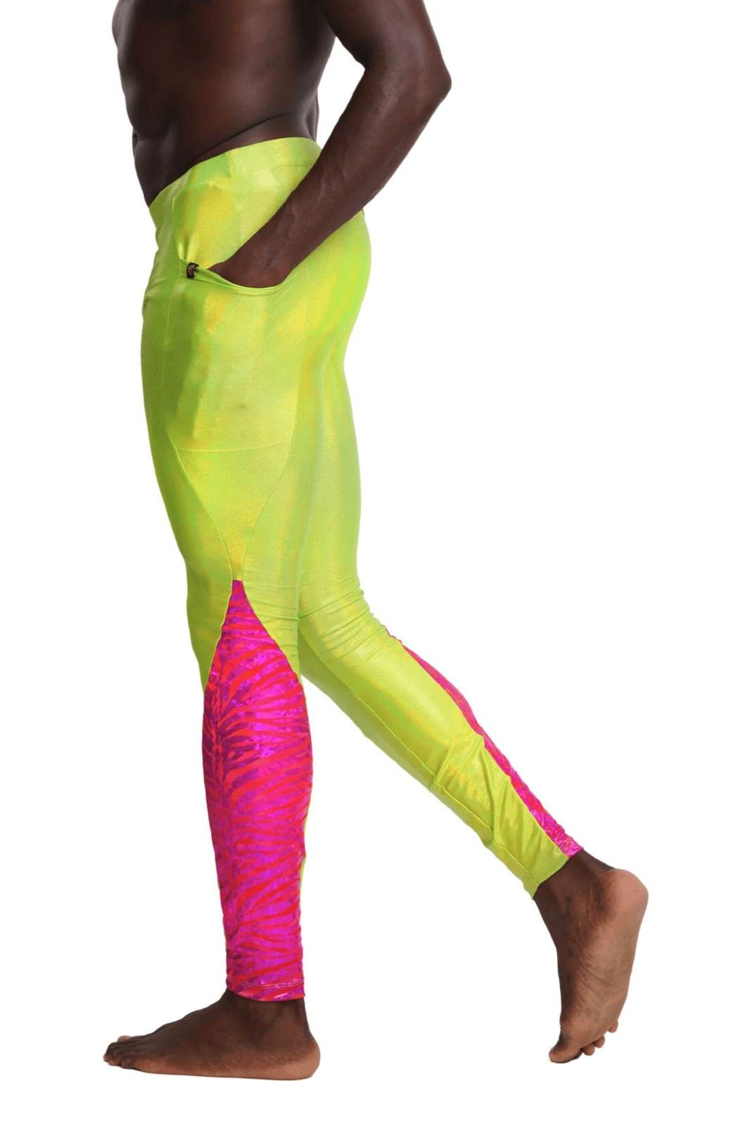 Neon green tights best sale