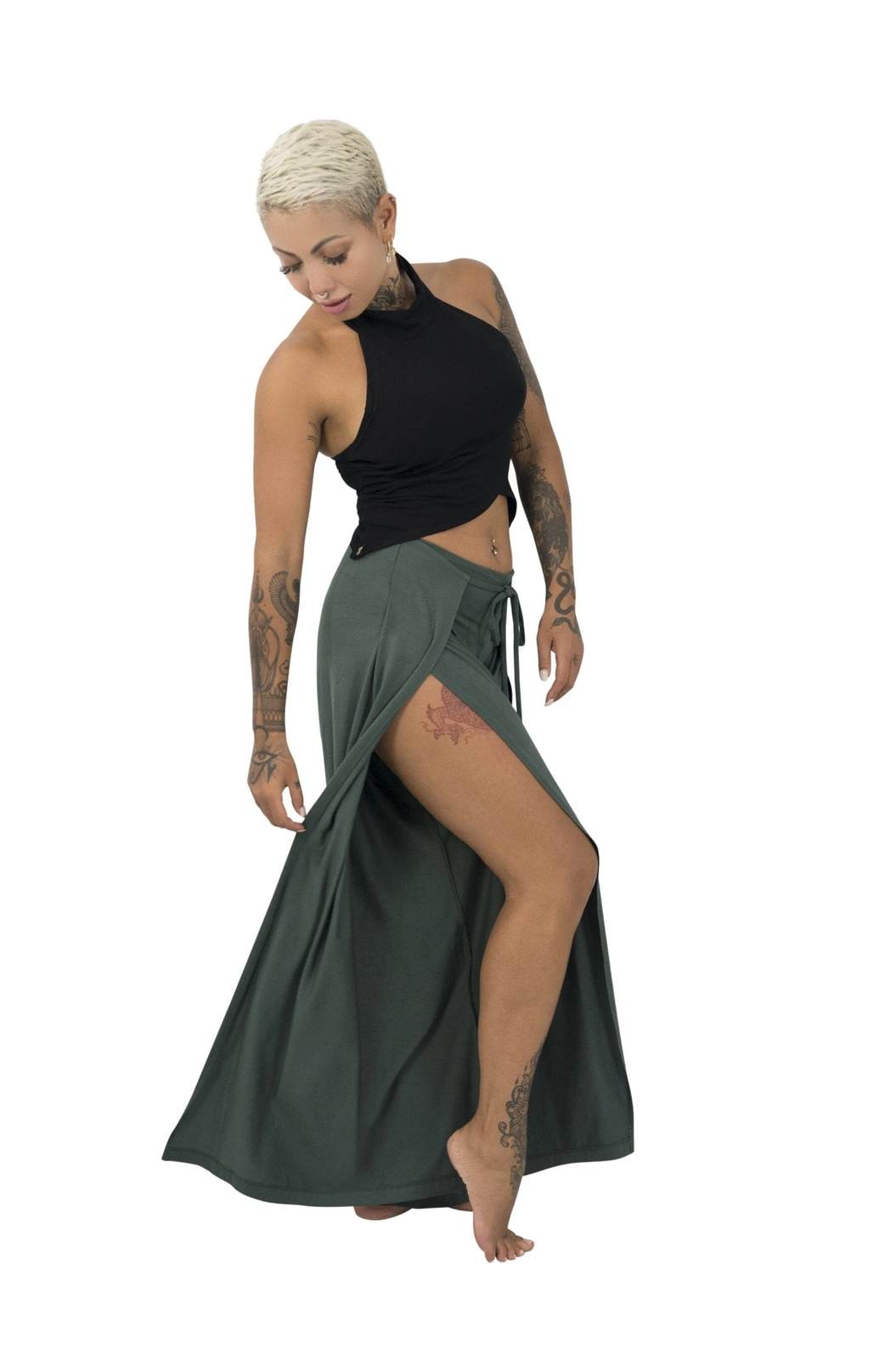 The Paris Palazzo Pants are flowy wide leg pants perfect for resort wear from Ekoluxe sustainable fashion brand.