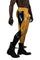 Holographic Gold Mens Rave Pants with Pockets by Love Khaos mens festival clothing brand.