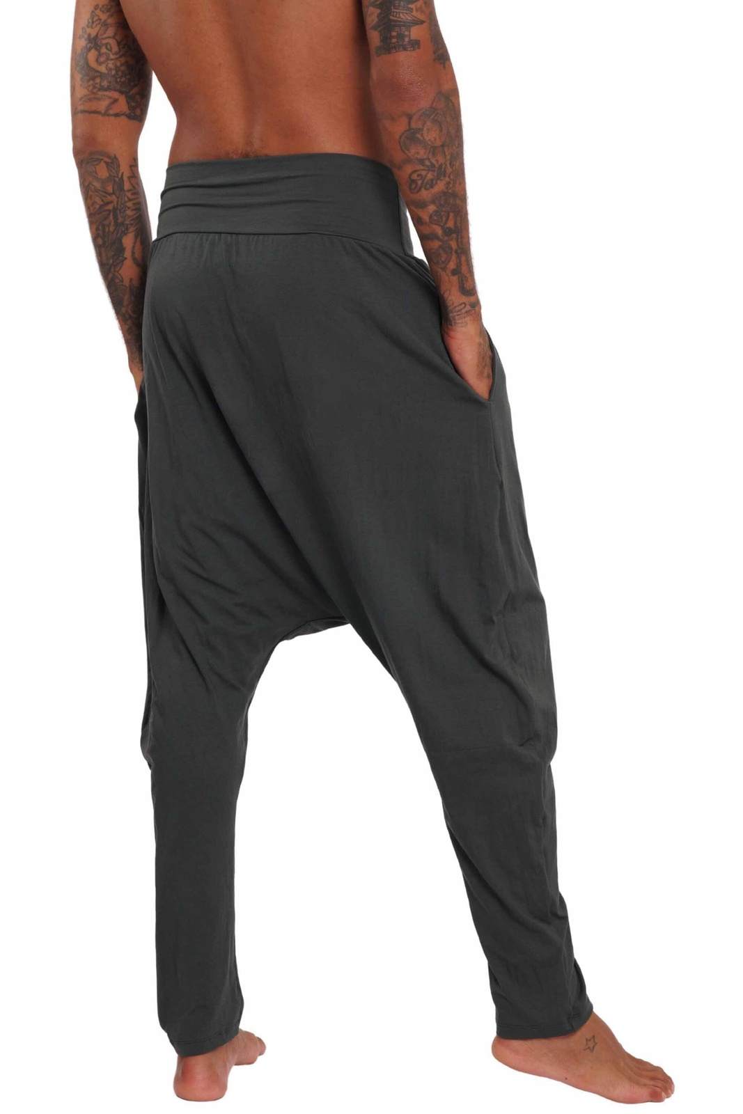 Harlem Mens Harem Pants Grey Lounge Pants Ekoluxe