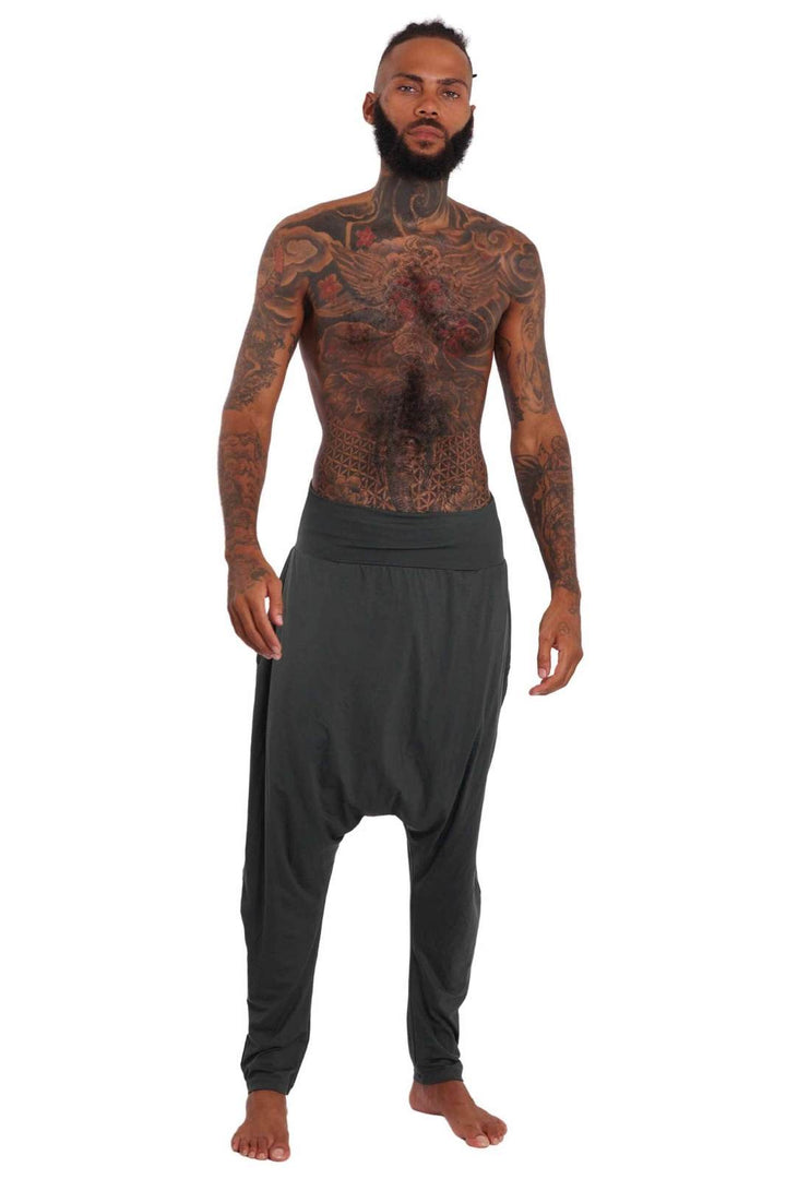 Mens harem jogger shorts online