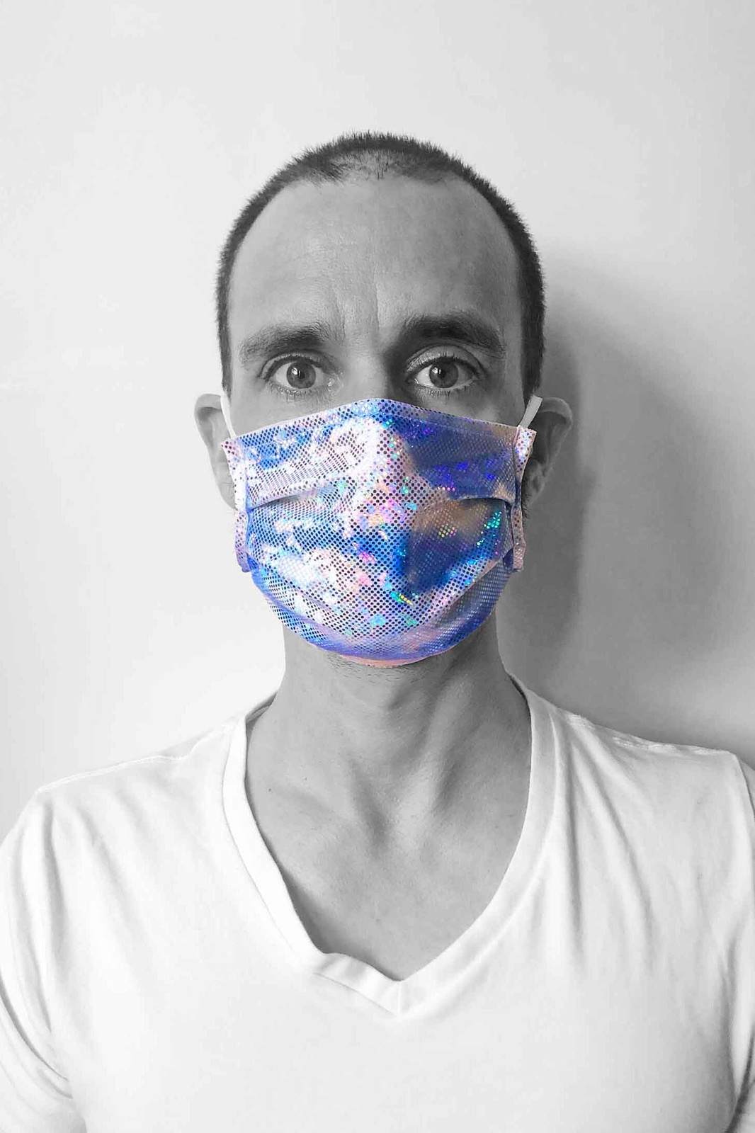 Holographic Face Mask by Love Khaos