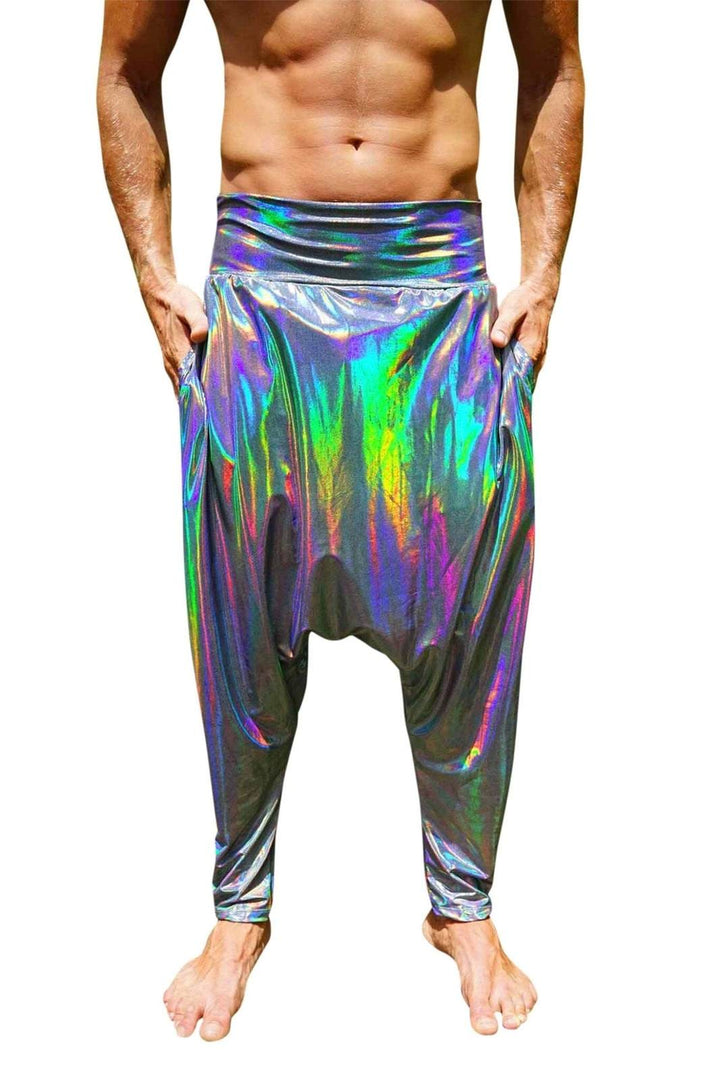 Holographic Harem Pants | Hammer Pants | Love Khaos