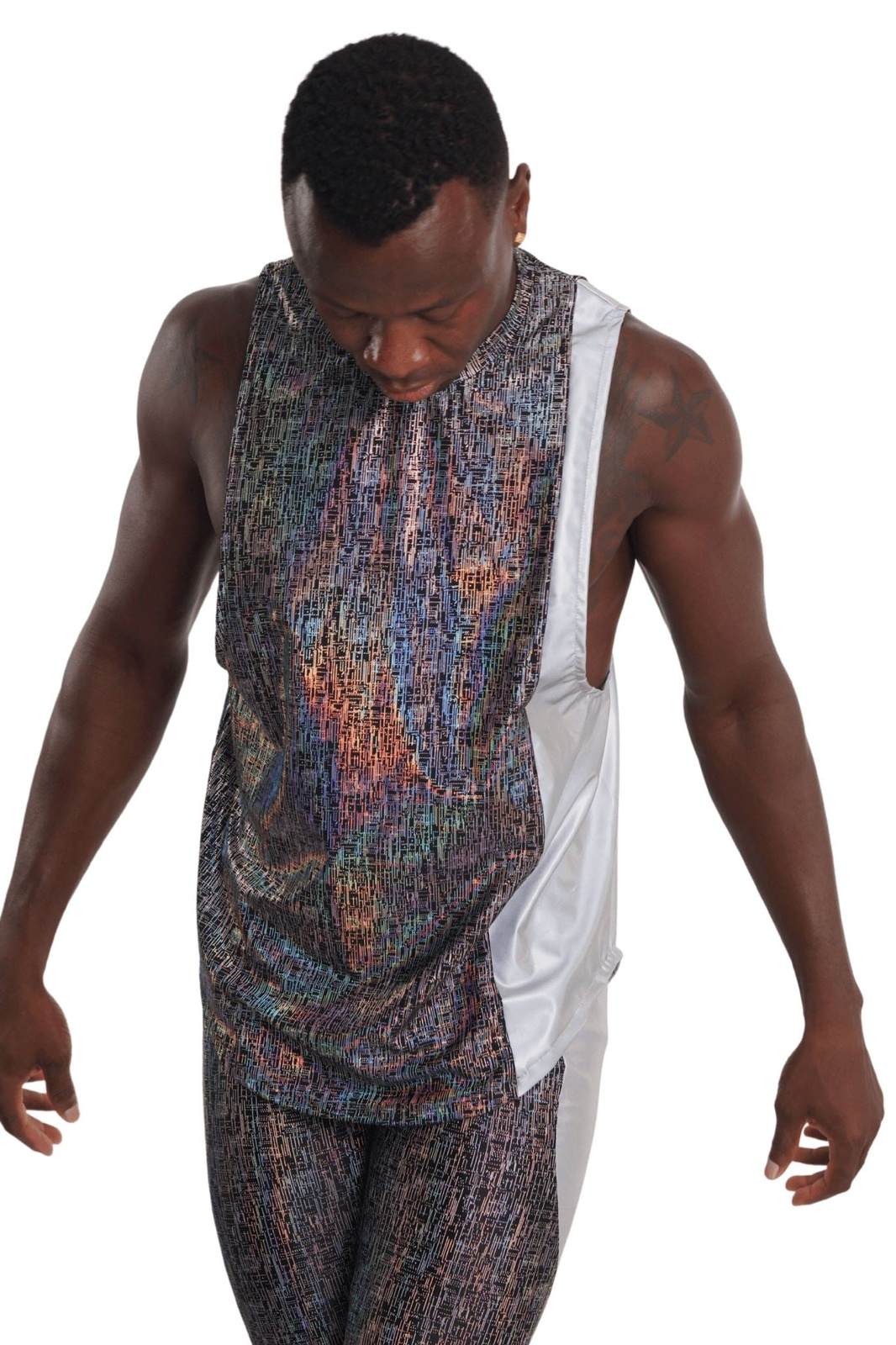 Hot Shot Tank Top - Matrix | Mens Rave Top | Love Khaos