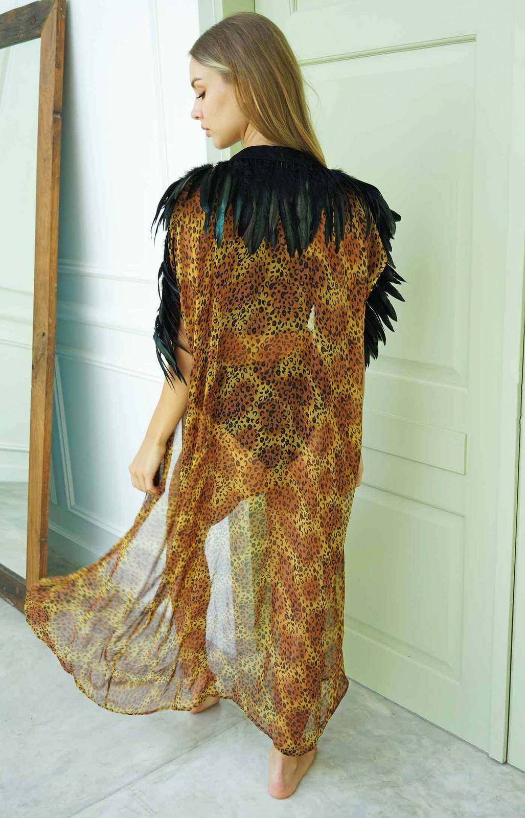 Leopard Print Kimono | Love Khaos Ethical Festival Clothing Leopard Print Kimono | Love Khaos Ethical Festival Clothing
