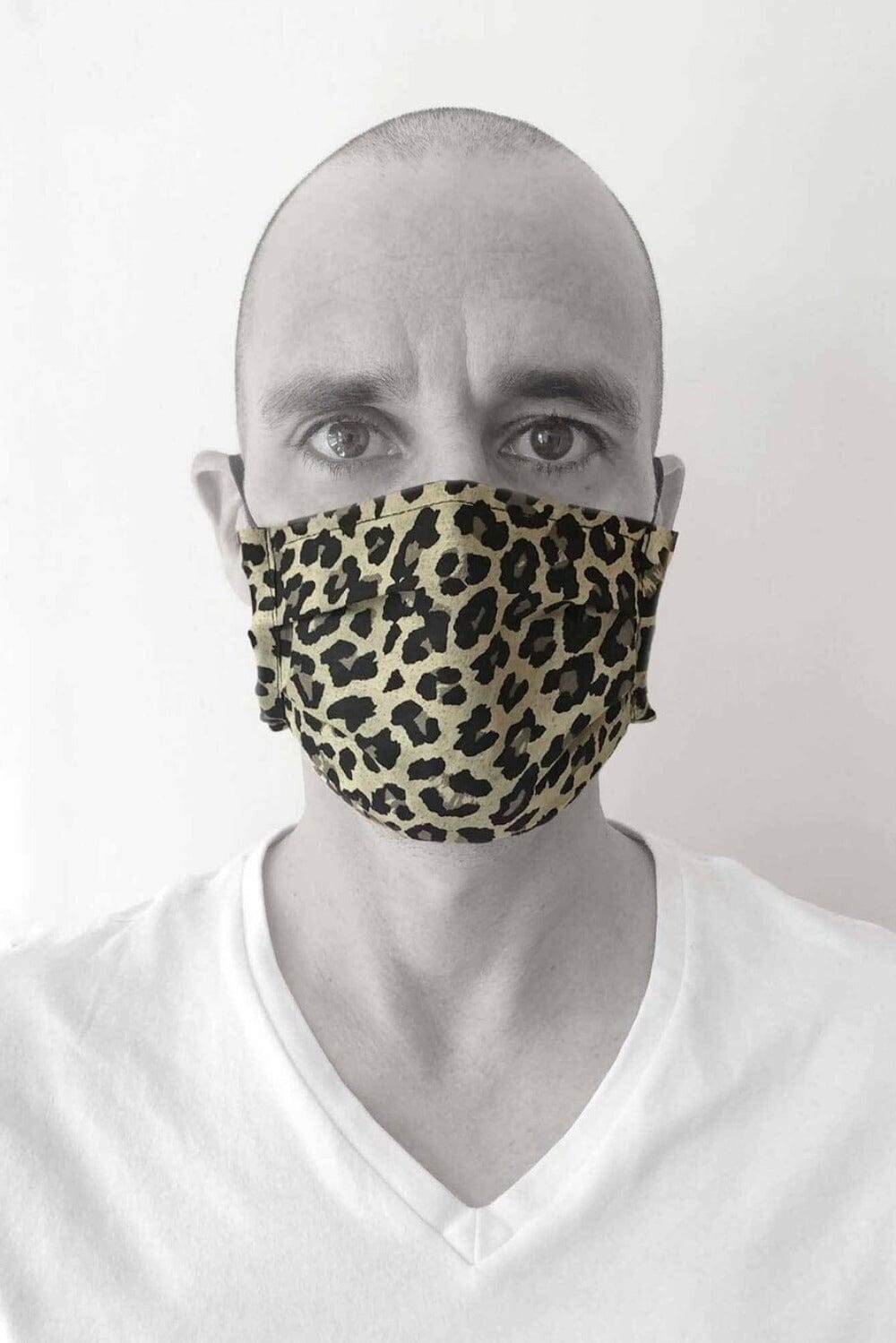 Leopard Print Face Mask by Love Khaos
