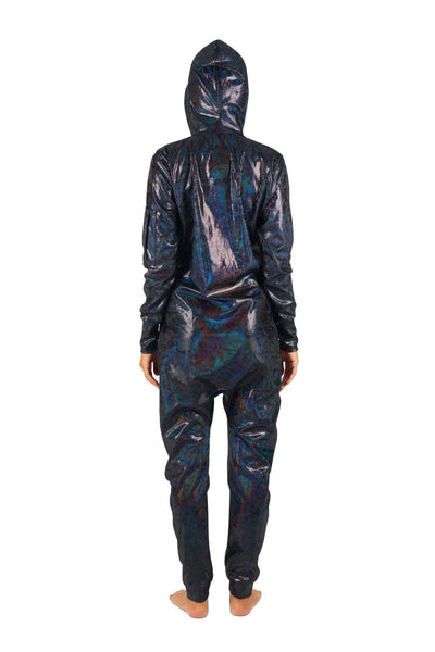 Holographic Black Panther Rave Onesie from Love Khaos