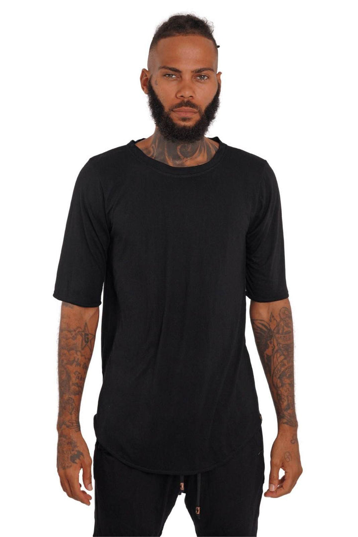 Salerno Mens Elbow Length T Shirt | Ekoluxe Eco Streetwear