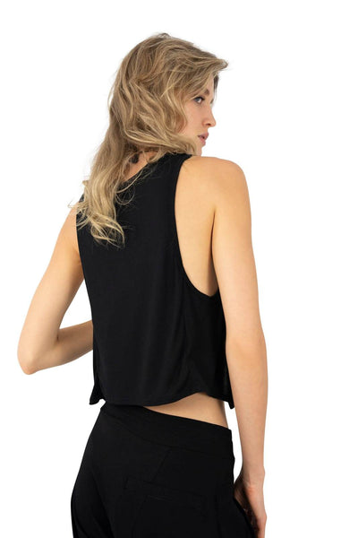 sustainable crop top by ekoluxe eco friendly ethical fashion brand