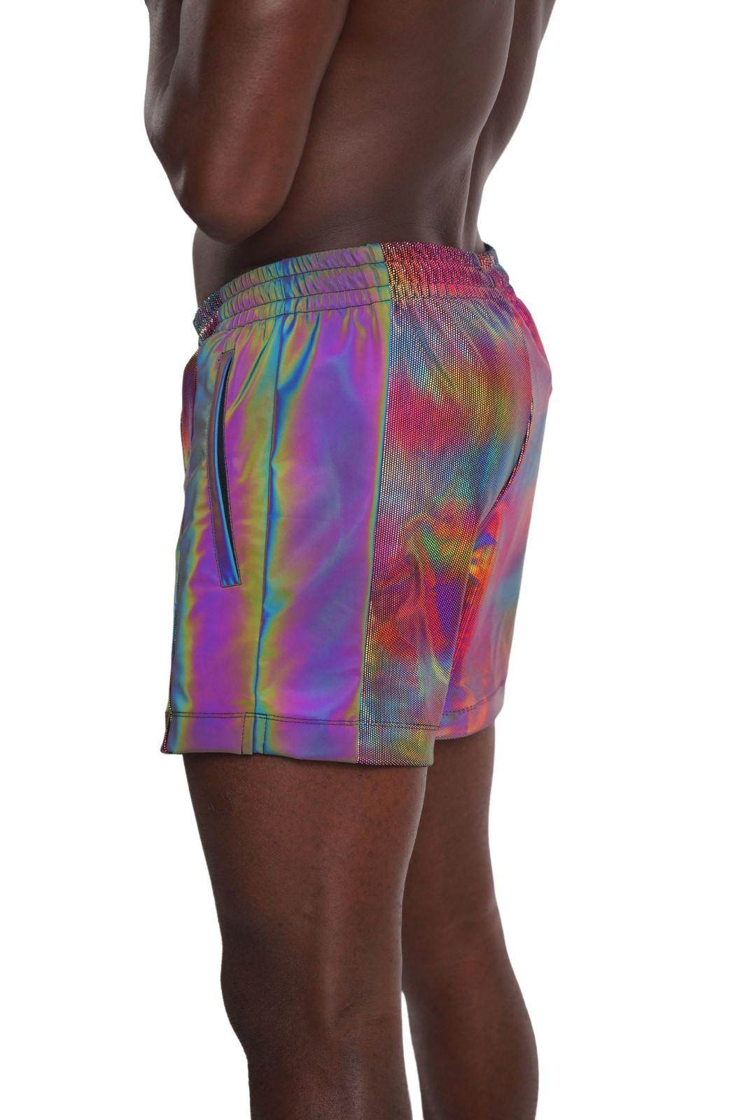 Mens Rainbow Shorts from Love Khaos