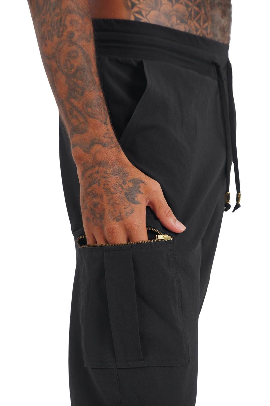 Mens cargo track pants from Ekoluxe