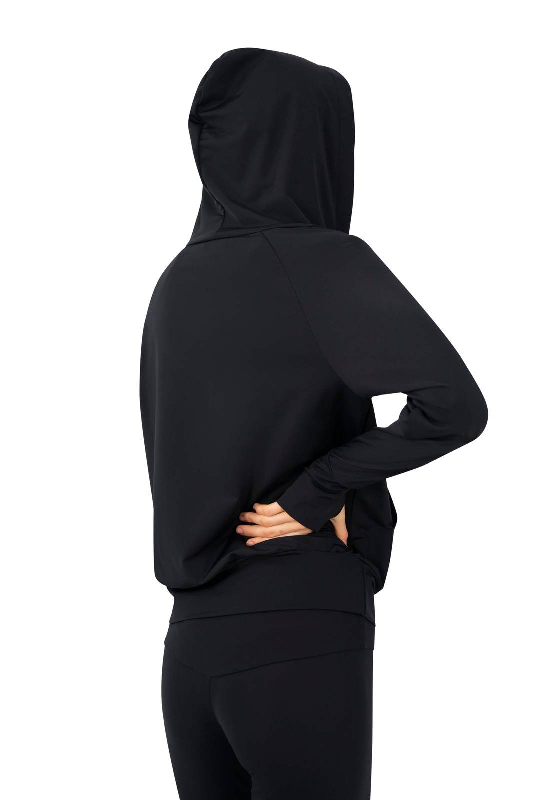 Womens Designer Zip Up Lightweight Hoodie by Ekoluxe Sustainable Clothing Brand